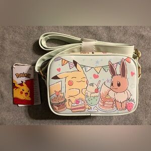 Loungefly Pokemon Cafe Pikachu & Eevee Crossbody Bag